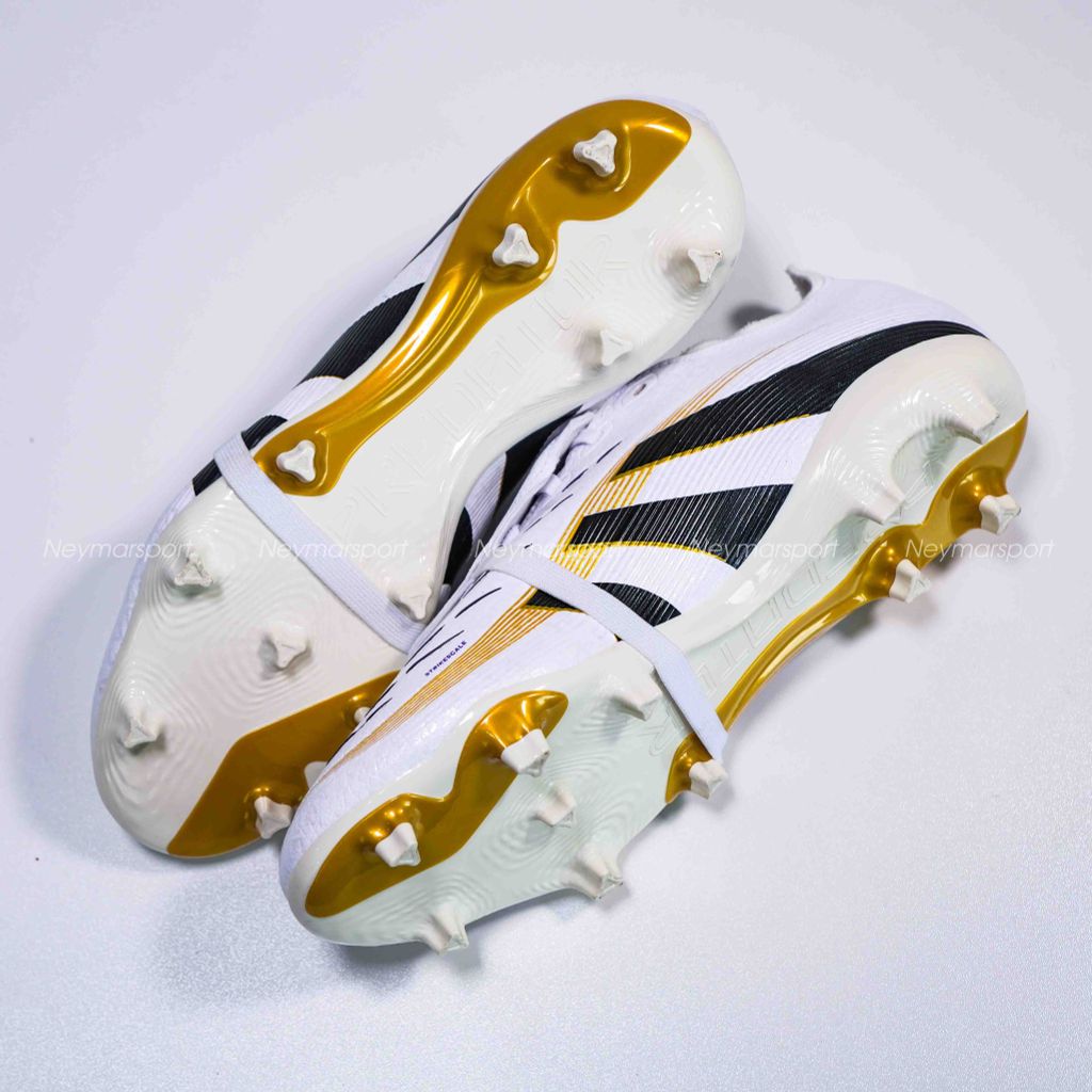 Giày đá bóng adidas Predator League Fold-over Tongue FG/AG Road to Glory - Footwear White/Core Black/Gold Metallic JI1114