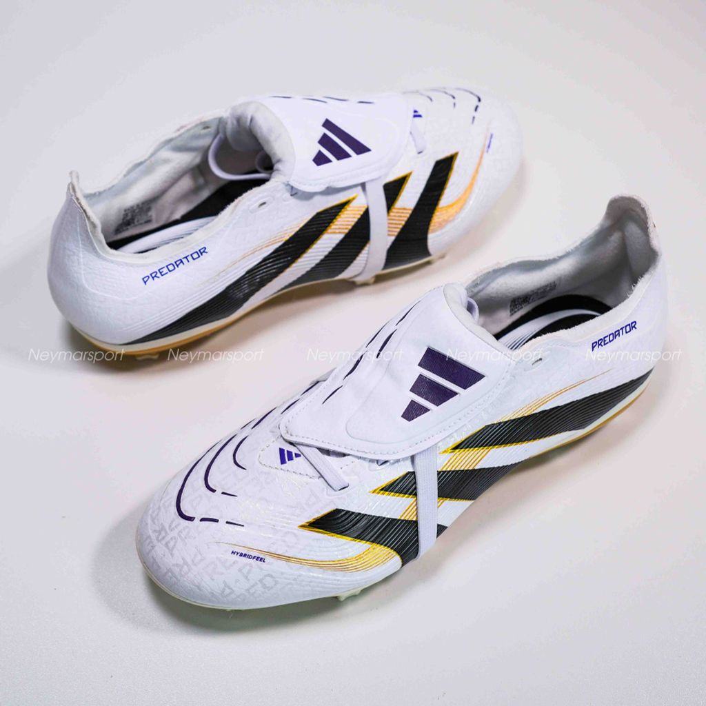 Giày đá bóng adidas Predator League Fold-over Tongue FG/AG Road to Glory - Footwear White/Core Black/Gold Metallic JI1114