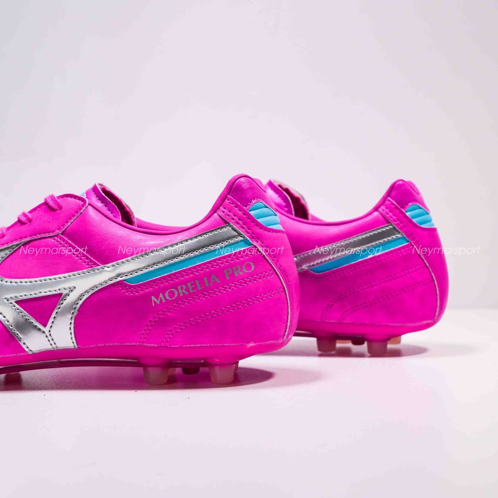 Giày đá bóng Mizuno Morelia II Pro AG - Pink/Silver P1GA231465