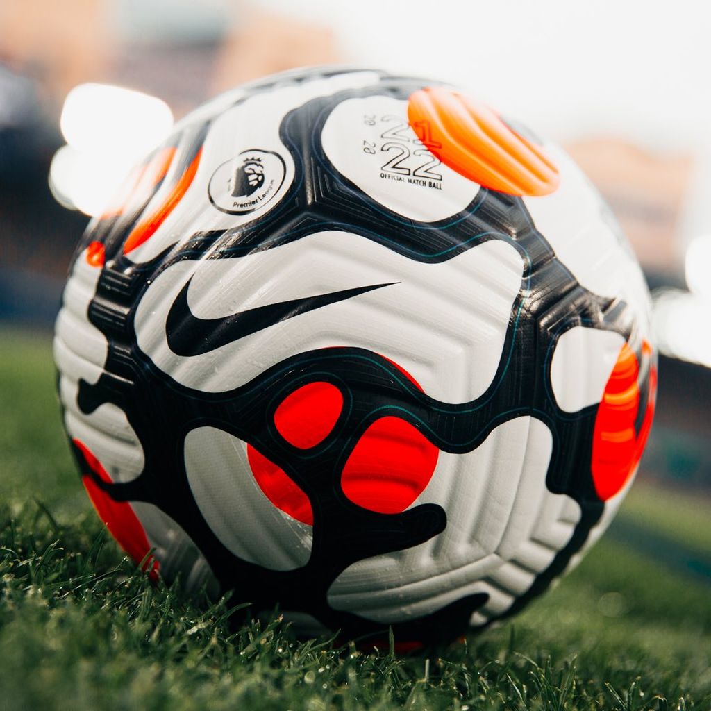Nike Football Flight Premier League - White/Hyper Crimson/Black