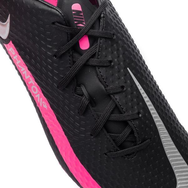 Nike Phantom GT Academy MG - Black/Metallic Silver/Pink Blast