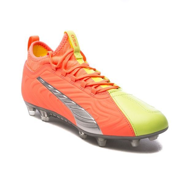PUMA One 20.3 FG/AG Rise - Energy Peach/Fizzy Yellow/PUMA Aged Silver