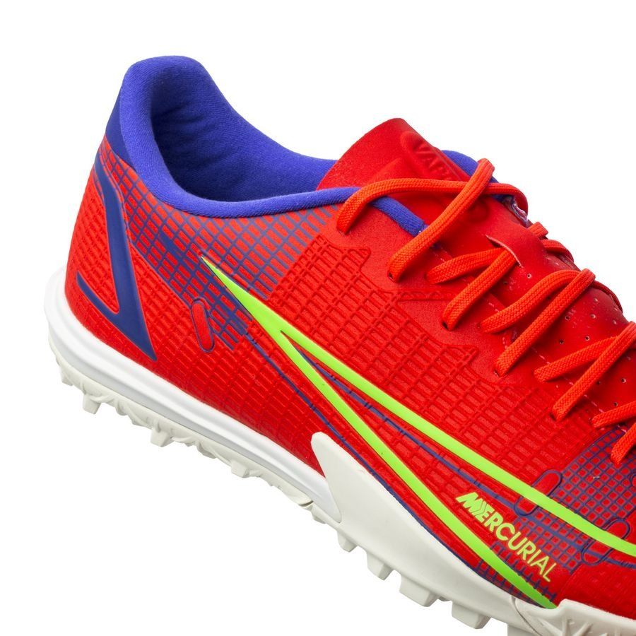 Nike Mercurial Vapor 14 Academy TF Spectrum - Bright Crimson/Metallic Silver