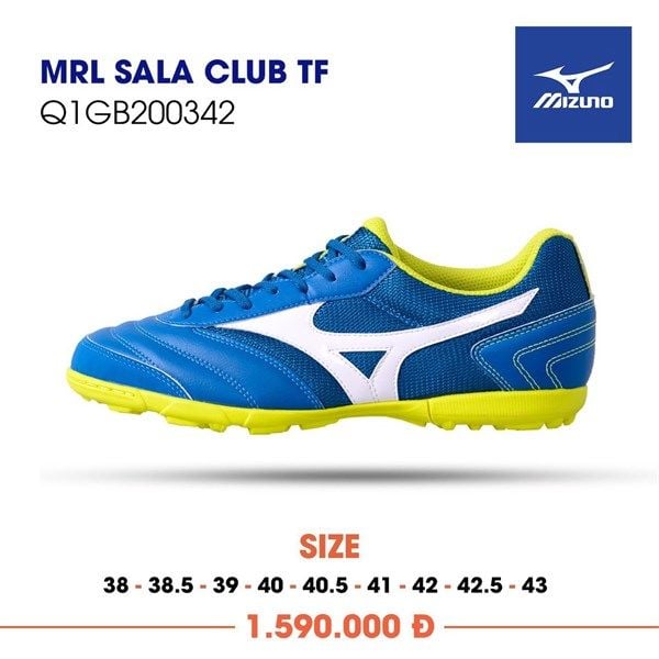 MIZUNO MORELIA SALA CLUB TF ROYAL BLUE/WHITE