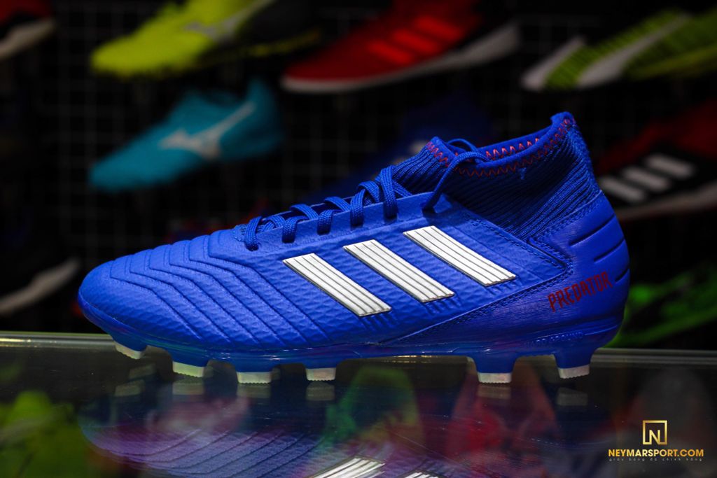 ADIDAS PREDATOR TANGO 19.3 HG EXHIBIT - BOLD BLUE/SILVER METALLIC/ACTION RED