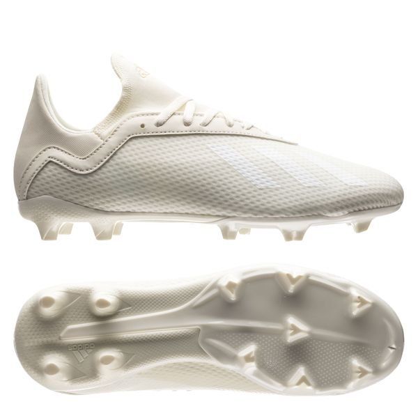 adidas X 18.3 FG Spectral Mode - Off White/Core Black Kids