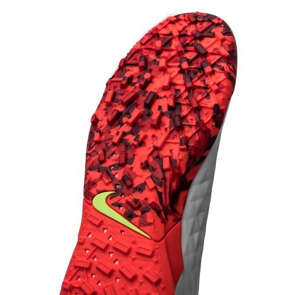 Nike Tiempo Legend 8 Pro TF Platinum - White/Black/Grey Fog/Bright Crimson