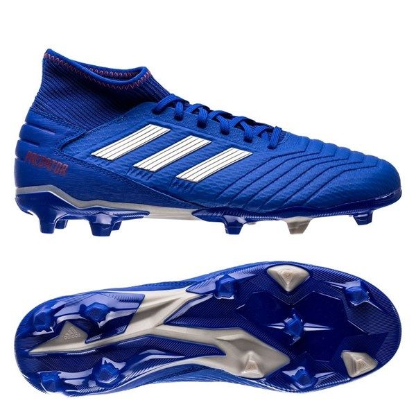 adidas Predator 19.3 FG/AG Exhibit - Bold Blue/Silver Metallic/Action Red