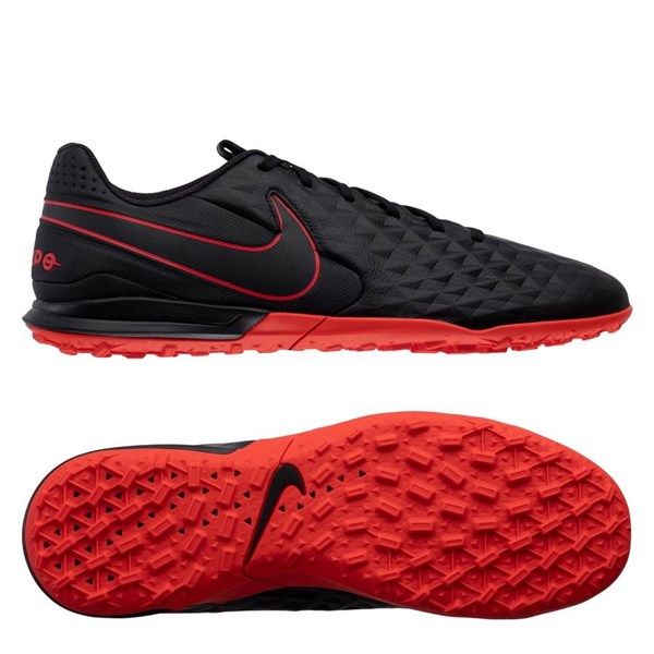 Nike Tiempo Legend 8 Academy TF Black X Chile Red - Black/Chile Red/Dark Smoke Grey