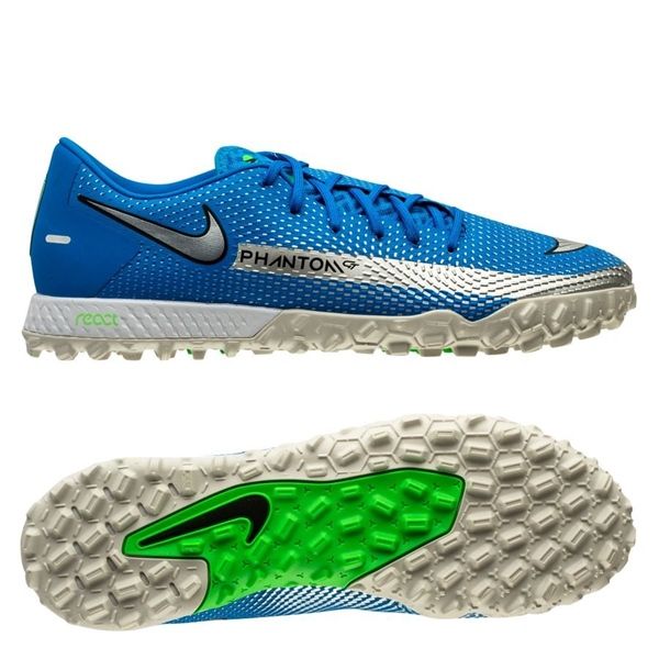 Nike Phantom GT Pro TF Spectrum - Photo Blue/Metallic Silver/Rage Green