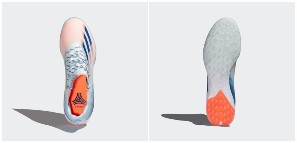 ADIDAS X GHOSTED .1 TF Glory Hunter - Sky Tint/Royal Blue/Signal Coral