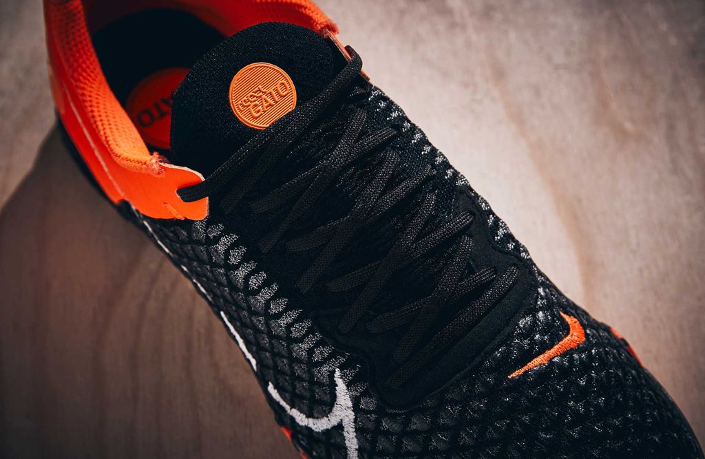 Nike React Gato IC Nightfall - Black/White/Total Orange/Dark Smoke Grey