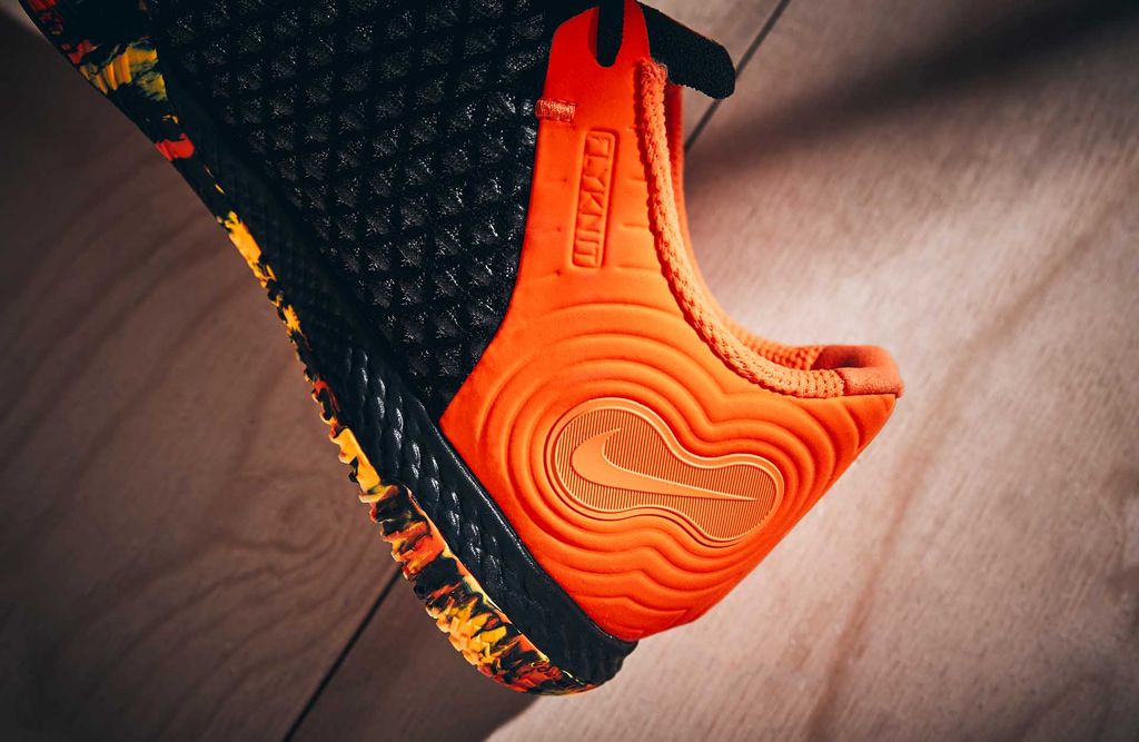 Nike React Gato IC Nightfall - Black/White/Total Orange/Dark Smoke Grey