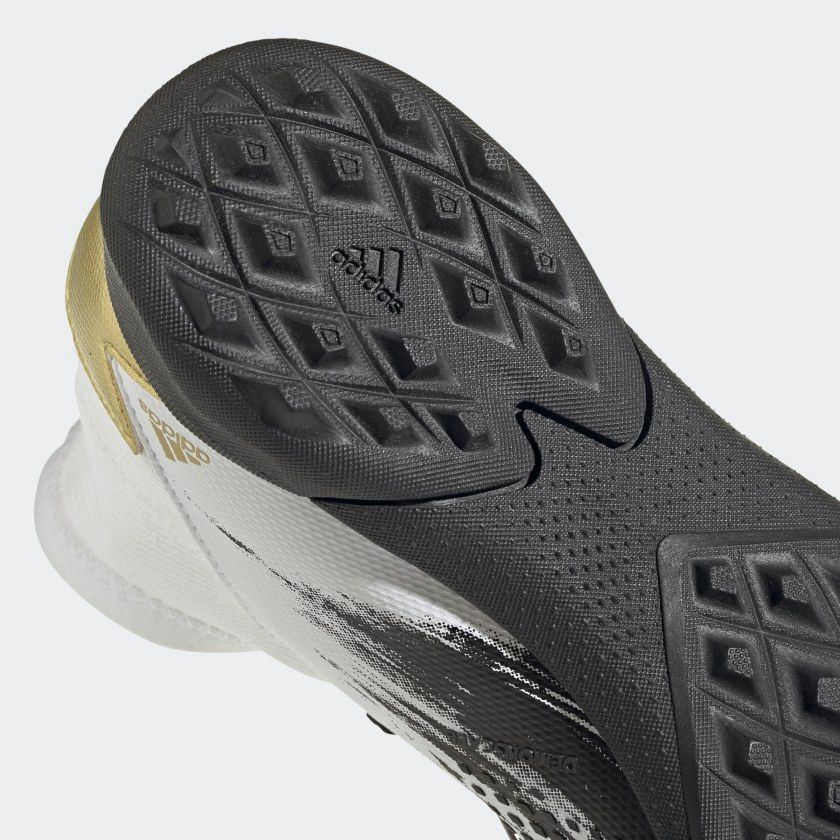 Adidas Predator 20.3 TF Inflight - Footwear White/Gold Metallic/Core Black Kids