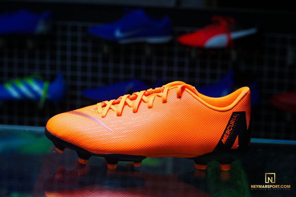 NIKE MERCURIAL VAPORX 12 ACADEMY MG FAST AF -TOTAL ORANGE/BLACK/VOLT