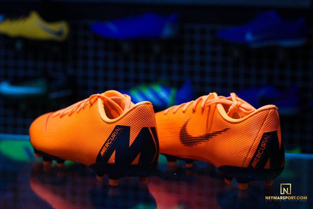 NIKE MERCURIAL VAPORX 12 ACADEMY MG FAST AF -TOTAL ORANGE/BLACK/VOLT