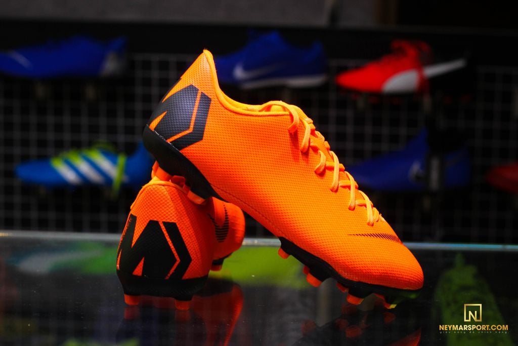 NIKE MERCURIAL VAPORX 12 ACADEMY MG FAST AF -TOTAL ORANGE/BLACK/VOLT