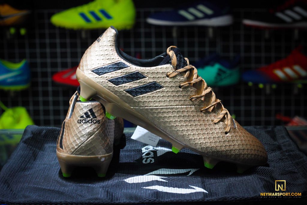 adidas Messi 16.1 FG Turbocharge - Copper Metallic/Core Black/Solar Green