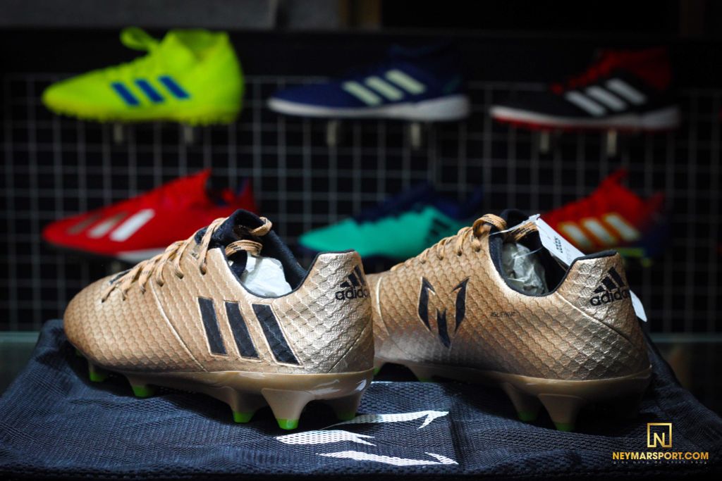 adidas Messi 16.1 FG Turbocharge - Copper Metallic/Core Black/Solar Green