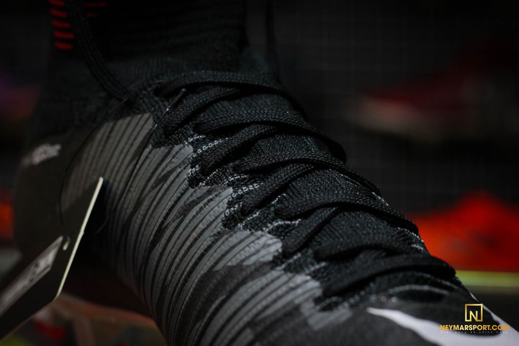 Nike Mercurial Superfly V FG Pitch Dark - Black/White/University Red
