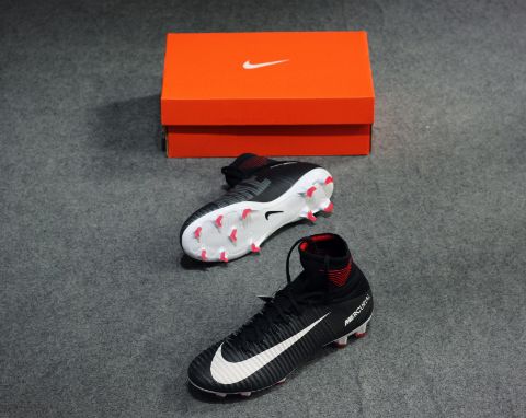 Nike Mercurial Superfly V FG Pitch Dark - Black/White/University Red