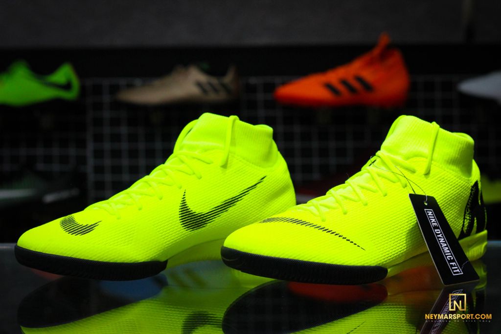 Nike MercurialX Superfly VI Academy IC ALWAYS FORWARD - VOLT/BLACK