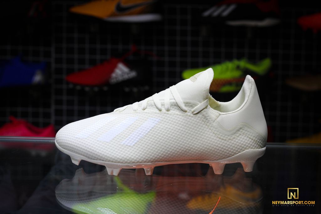 adidas X 18.3 FG Spectral Mode - Off White/Core Black Kids