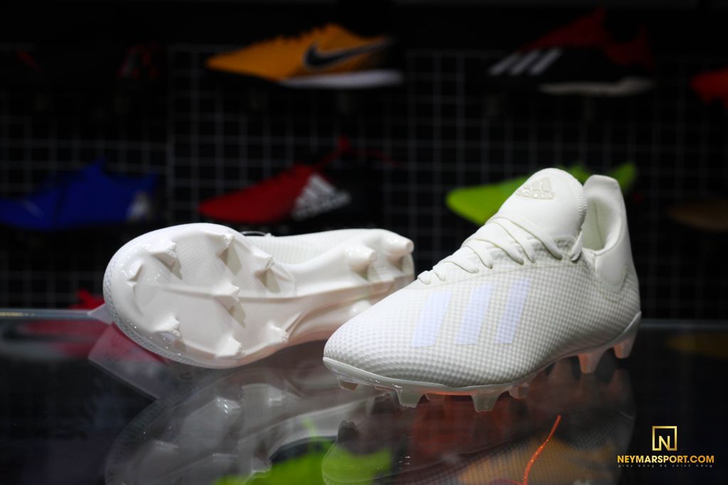 adidas X 18.3 FG Spectral Mode - Off White/Core Black Kids