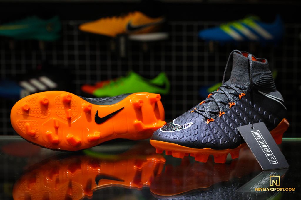 Nike Hypervenom Phantom 3 Elite DF FG Jr Fast AF – Dark Grey/Total Orange
