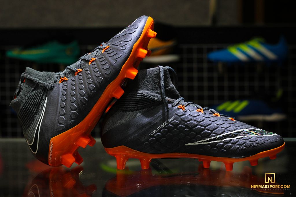 Nike Hypervenom Phantom 3 Elite DF FG Jr Fast AF – Dark Grey/Total Orange