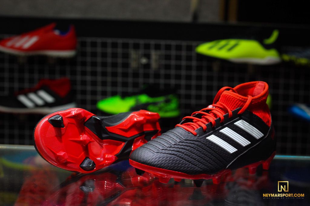 adidas Predator Tango 18.3 FG Team Mode - Core Black/Footwear White/Solar Red