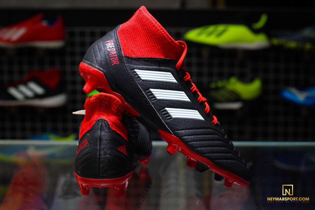 adidas Predator Tango 18.3 FG Team Mode - Core Black/Footwear White/Solar Red