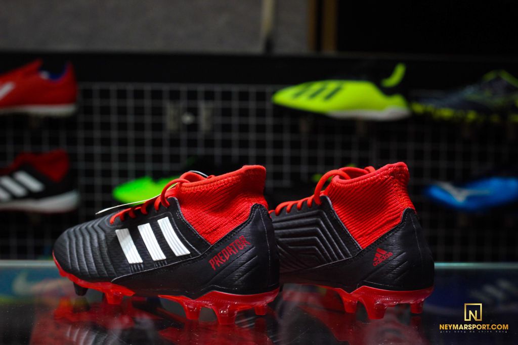 adidas Predator Tango 18.3 FG Team Mode - Core Black/Footwear White/Solar Red
