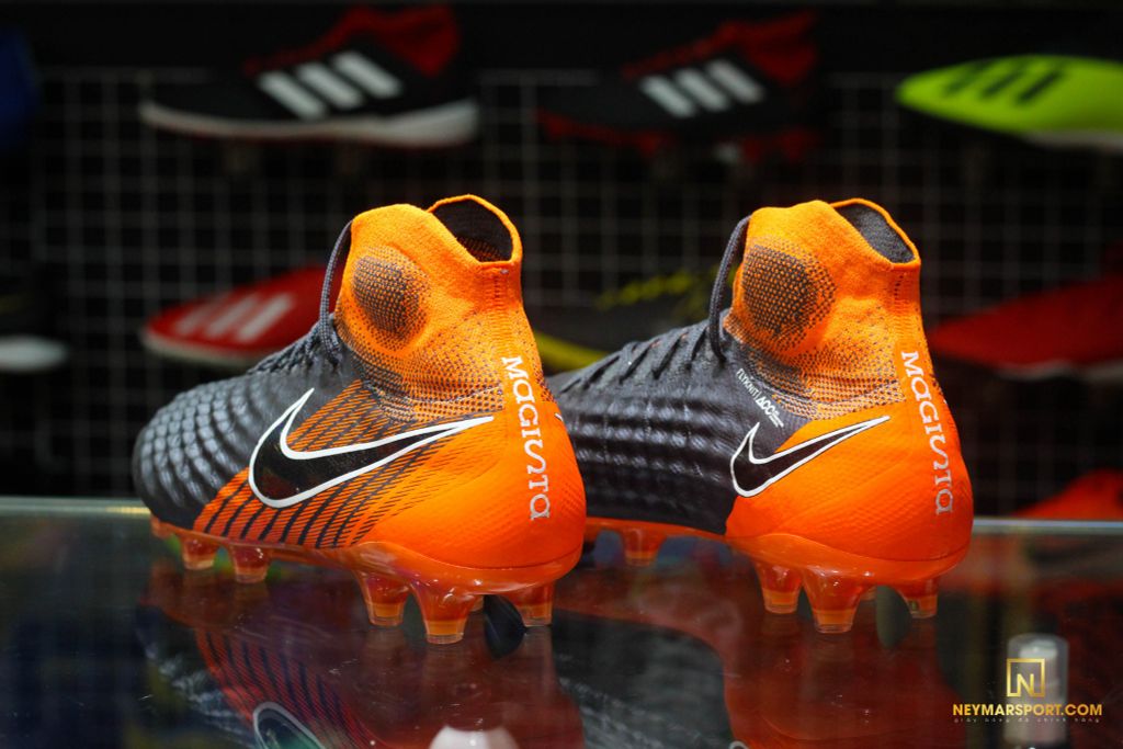Nike Magista Obra 2 Elite DF FG Fast AF - Dark Grey/Black/Total Orange