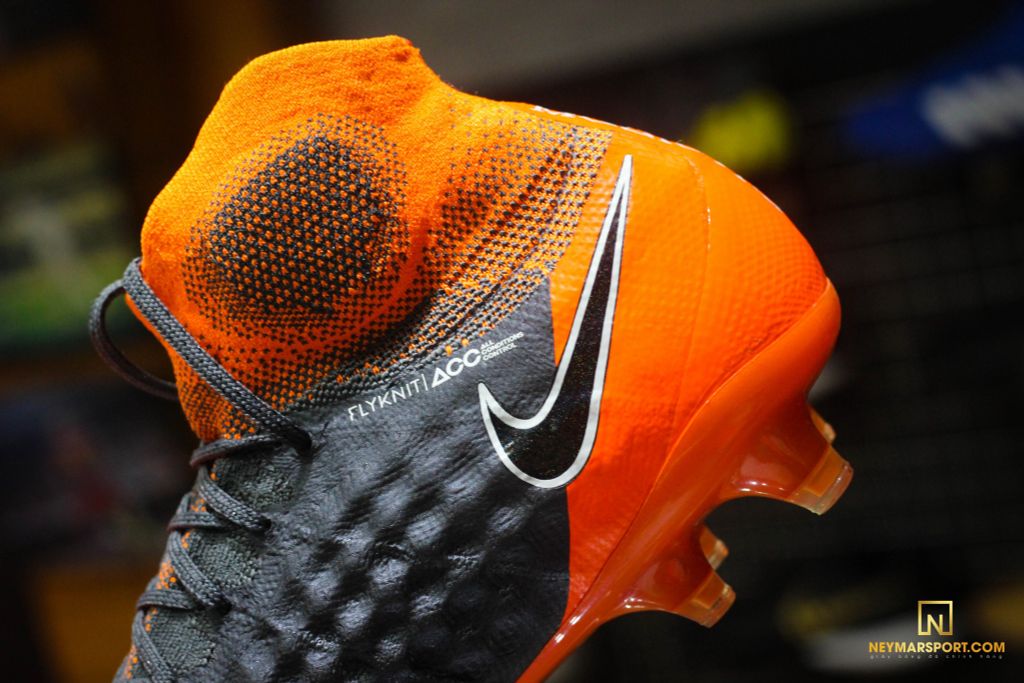 Nike Magista Obra 2 Elite DF FG Fast AF - Dark Grey/Black/Total Orange