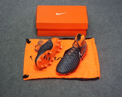 Nike Magista Obra 2 Elite DF FG Fast AF - Dark Grey/Black/Total Orange
