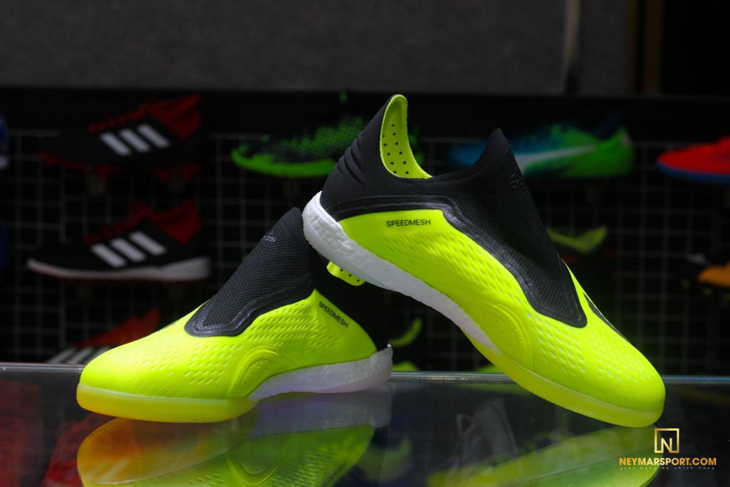 adidas X Tango 18+ IN Boost Team Mode - Solar Yellow/Core Black/Footwear White