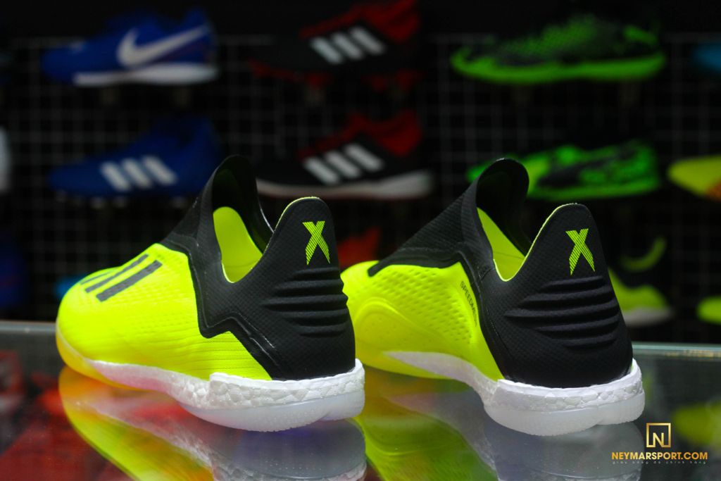 adidas X Tango 18+ IN Boost Team Mode - Solar Yellow/Core Black/Footwear White