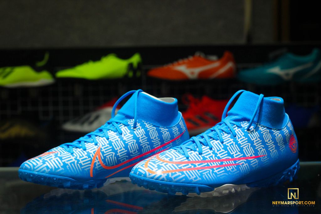Nike Mercurial Superfly 7 Academy TF CR7 Shuai - Blue Hero/White/Solar Red LIMITED EDITION