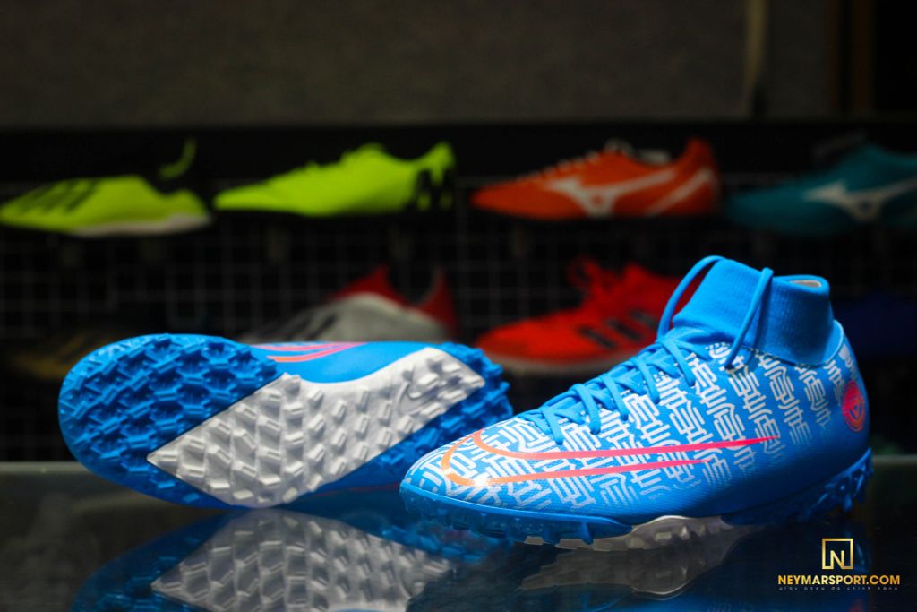Nike Mercurial Superfly 7 Academy TF CR7 Shuai - Blue Hero/White/Solar Red LIMITED EDITION