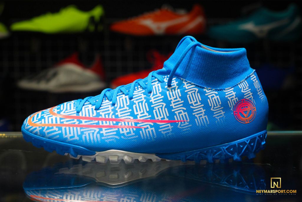 Nike Mercurial Superfly 7 Academy TF CR7 Shuai - Blue Hero/White/Solar Red LIMITED EDITION