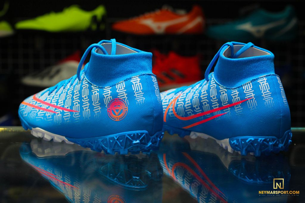 Nike Mercurial Superfly 7 Academy TF CR7 Shuai - Blue Hero/White/Solar Red LIMITED EDITION