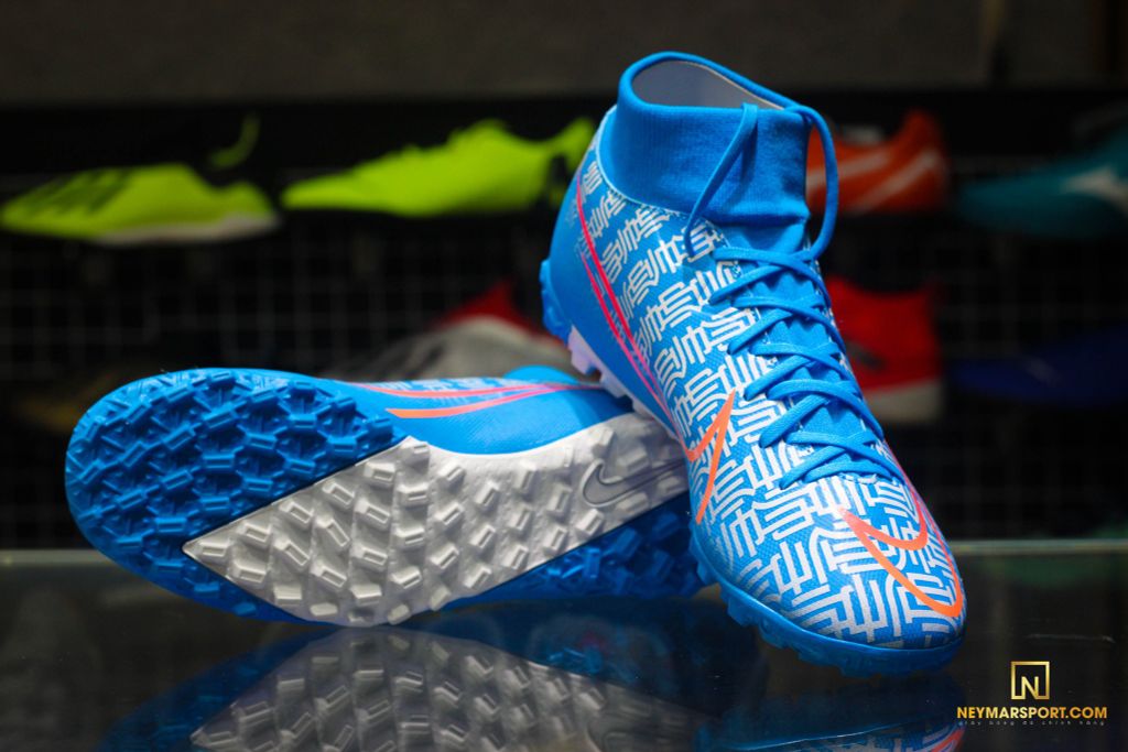 Nike Mercurial Superfly 7 Academy TF CR7 Shuai - Blue Hero/White/Solar Red LIMITED EDITION