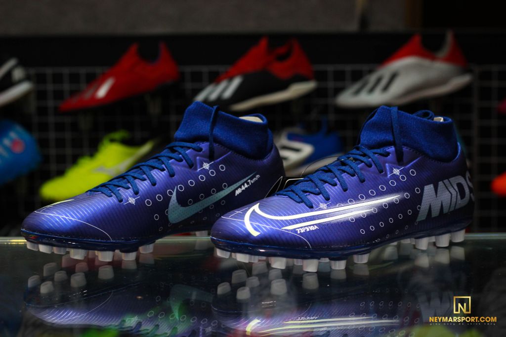 Nike Mercurial Supefly 7 Academy AG Dream Speed - Blue Void/Barely Volt/Black