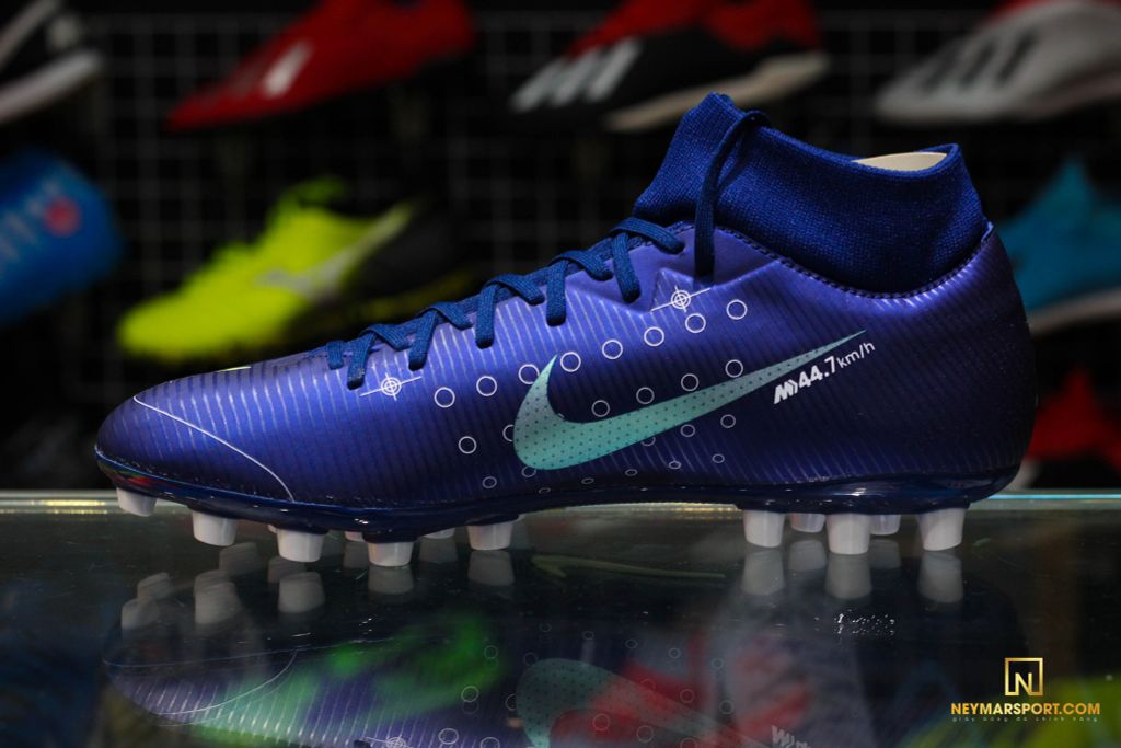 Nike Mercurial Supefly 7 Academy AG Dream Speed - Blue Void/Barely Volt/Black