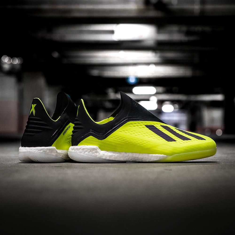 adidas X Tango 18+ IN Boost Team Mode - Solar Yellow/Core Black/Footwear White