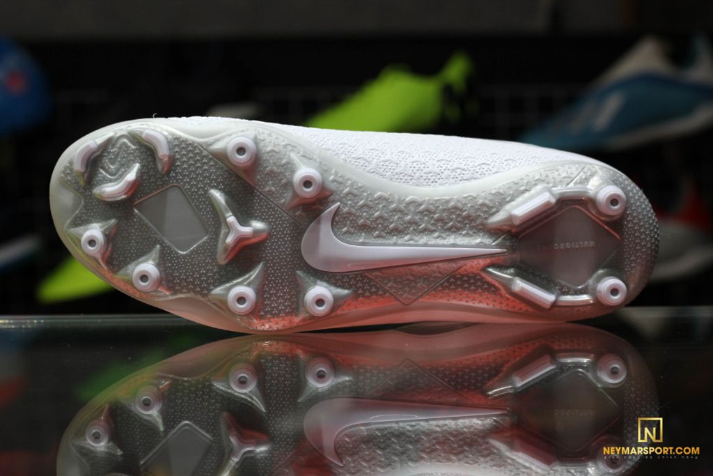 Nike Phantom Vision Academy DF MG Nuovo - White/Chrome/Metallic Silver