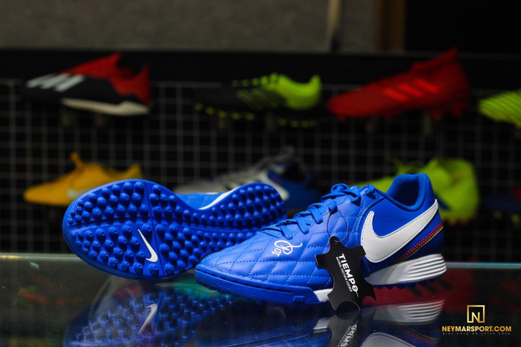 NIKE TIEMPO LEGENDX 7 ACADEMY TF 10R DOIS GOLAÇOS - GAME ROYAL/WHITE
