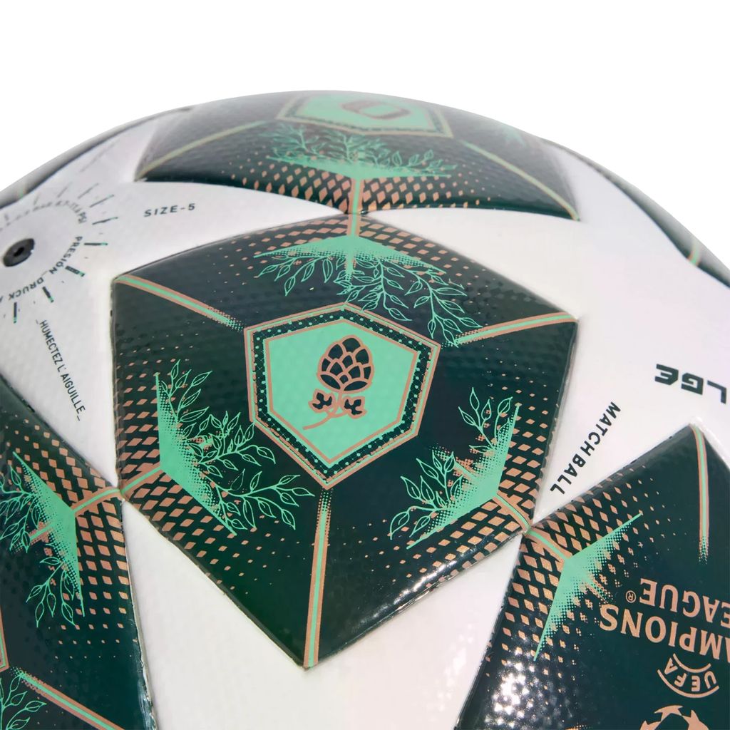 Quả bóng đá adidas Football Champions League Final 2024/25 Munich League - Shadow Green/White JH1296