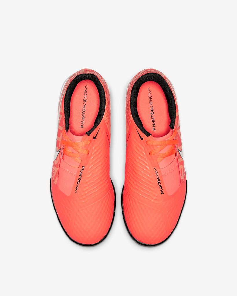 Nike Phantom Venom Academy TF Fire - Bright Mango/White/Orange Pulse Kids